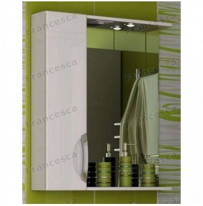 Шкаф-зеркало Francesca Доминго 60 С белый