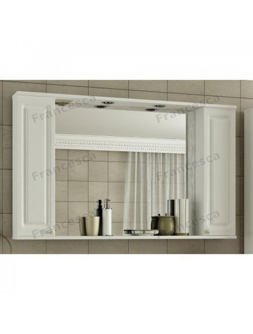 Зеркало-шкаф Francesca Империя 120 3С белый (2 шкафа)