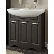 Тумба с раковиной Francesca Империя 80 с 3 дверцами венге (ум. Балтика 80) Тумба с раковиной Francesca Империя 80 с 3 дверцами венге (ум. Балтика 80)