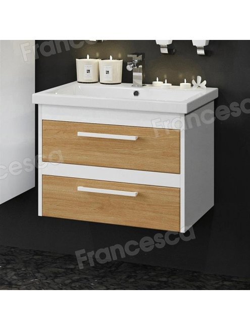 Комплект мебели Francesca Doremi new 60 подвесная (раковина Como 60), дуб небраска