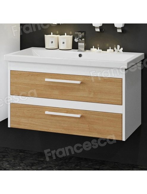 Комплект мебели Francesca Doremi new 80 подвесная (раковина Como 80), дуб небраска
