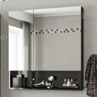Зеркало-шкаф Венеция Forte 60 черный