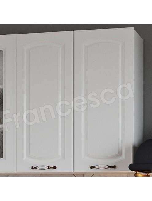 Верхний шкаф Francesca Империя 60 (2 двери, сушилка для посуды) белый