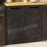 Нижний шкаф Francesca Манхэттен 80 (2 двери, столешница в комплекте)