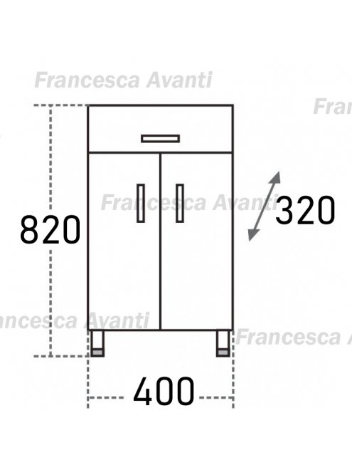 Тумба напольная Francesca 40 см
