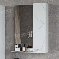 Шкаф-зеркало Francesca Джой 55 белый, правый