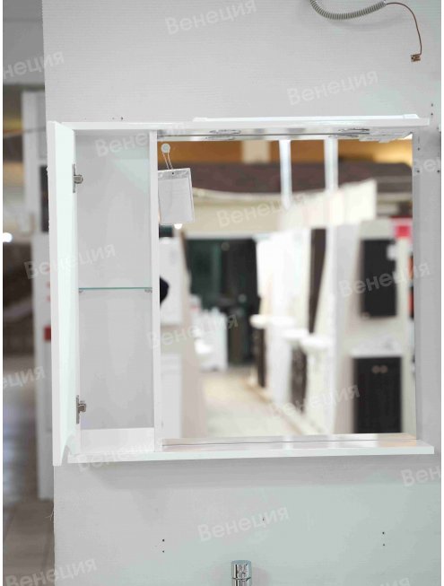 Зеркало-шкаф Венеция Даниэль 80, левый