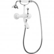 Смеситель Cezares Margot VDM-BLC для ванны с душем, белый