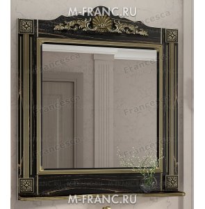 Зеркало Венеция Аврора 105 цвет: венге с патиной золото