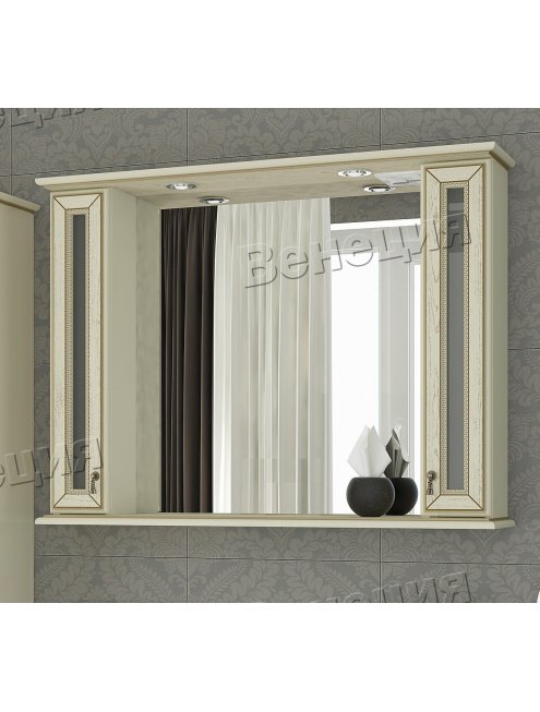 Зеркало-шкаф Венеция Мишель 105