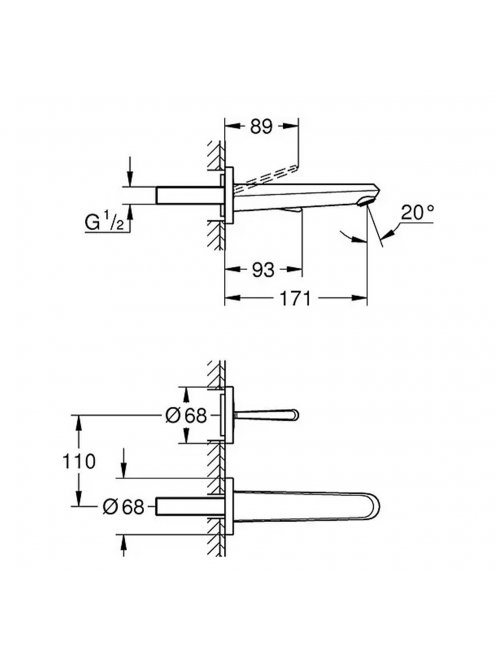 Смеситель Grohe Eurodisc joy 19968000 для раковины