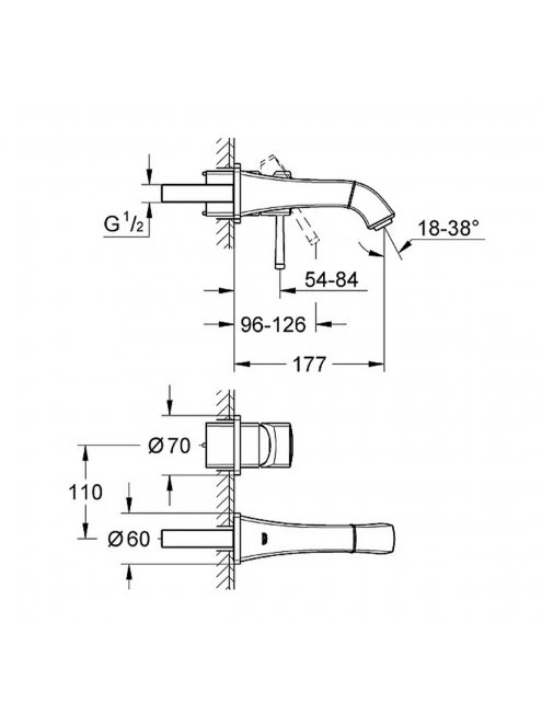 Смеситель Grohe Grandera 19929000 для раковины