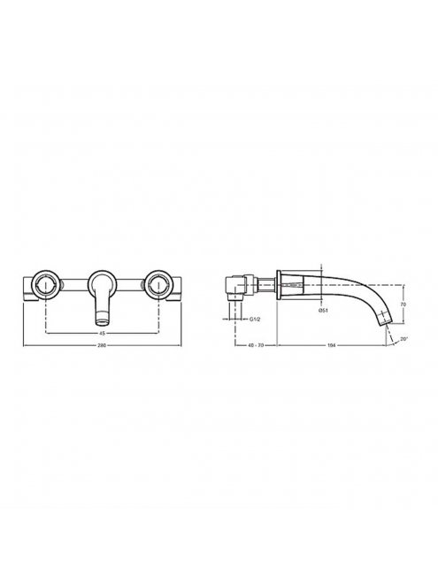 Смеситель Jacob Delafon Elevation E18872-CP для раковины