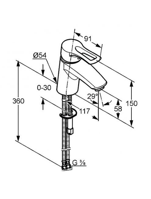 Смеситель Kludi MX 331260562 для раковины