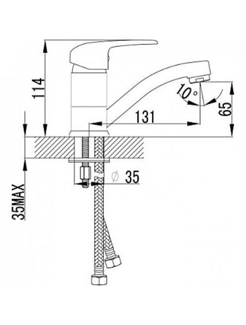 Смеситель Lemark Pramen LM3307C для раковины