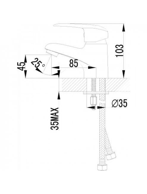 Смеситель Lemark Pramen LM3356C для раковины