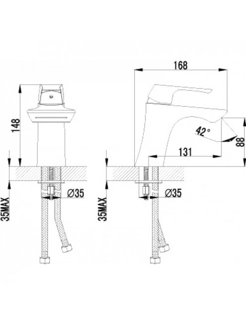 Смеситель Lemark Unit LM4546C для раковины