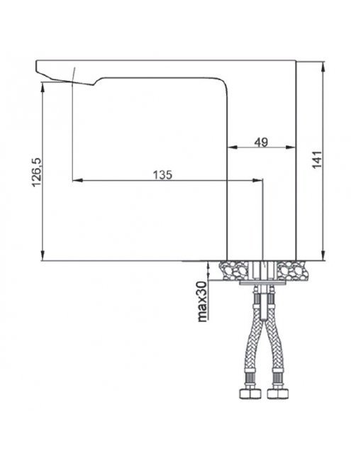 Смеситель Raiber Sensor RHL6505N для раковины