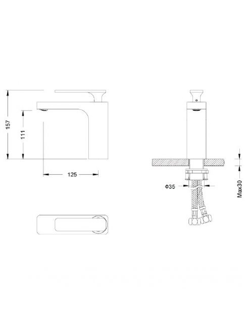 Смеситель Timo Torne 4361/02F antique для раковины