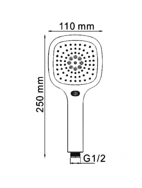 Смеситель Wasserkraft Aller 1061WHITE для ванны с коротким изливом