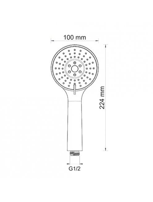 Смеситель Wasserkraft Main 4101 для ванны с коротким изливом