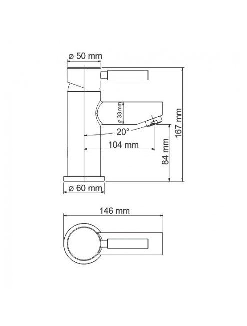 Термостат Wasserkraft Main 4103 Thermo для раковины