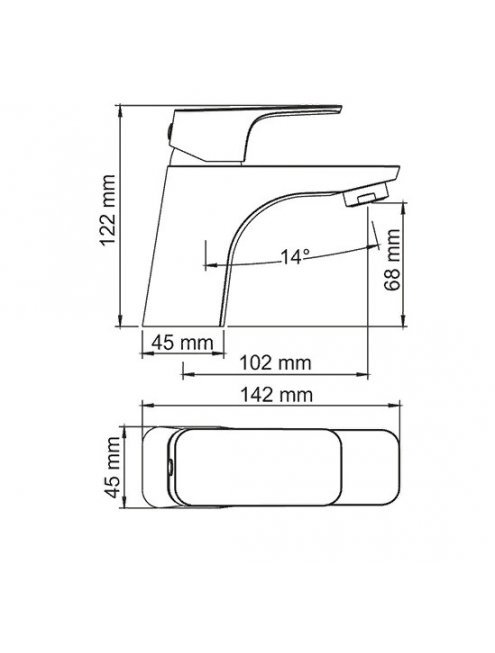 Смеситель Wasserkraft Salm 2703 для раковины