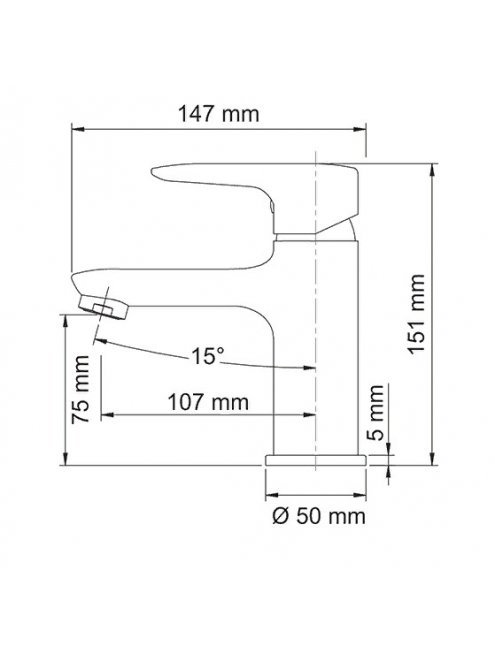 Смеситель Wasserkraft Vils 5603 для раковины