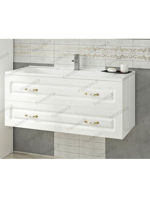 Комплект мебели Francesca Империя П 100-2 подвесной белый
