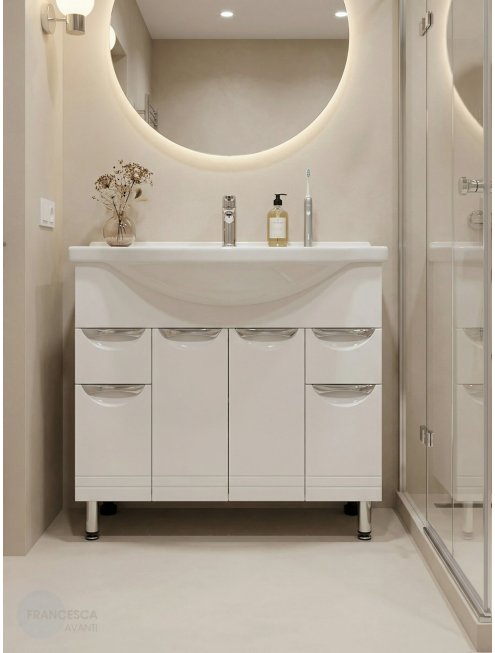 Комплект мебели для ванной комнаты Francesca Доминго 100