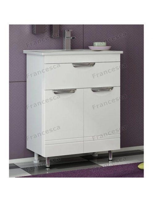 Комплект мебели для ванной комнаты Francesca Доминго 50 с ящиком, левый