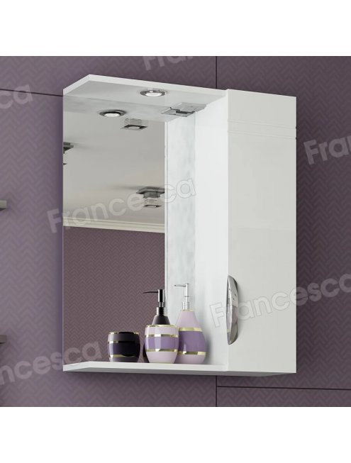 Комплект мебели для ванной комнаты Francesca Доминго 60, левый (ум. Уют 60)