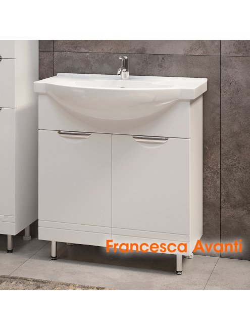 Комплект мебели для ванной комнаты Francesca Доминго 75 правый