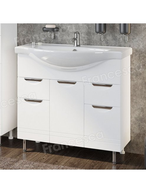 Комплект мебели для ванной комнаты Francesca Доминго 90, с ящиками (ум. Classic 90)