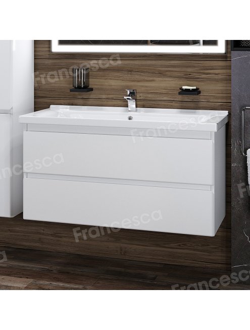 Комплект мебели Francesca Bianco 100 подвесной (ум. Миранда 100)