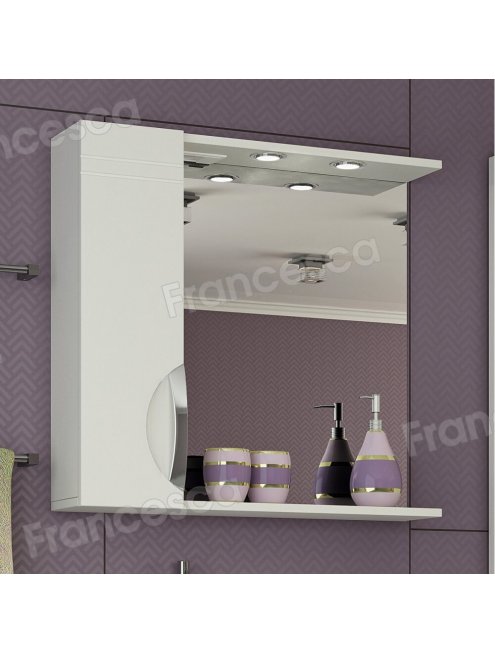 Комплект мебели для ванной комнаты Francesca Доминго 75 левый