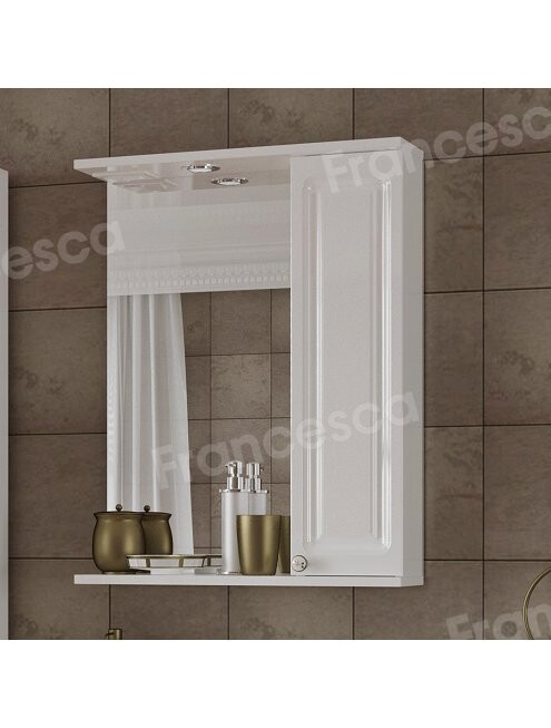 Комплект мебели для ванной комнаты Francesca Avanti Империя 55, правый