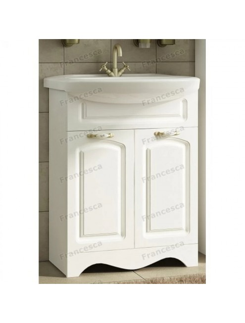 Комплект мебели для ванной комнаты Francesca Avanti Империя 60, правый