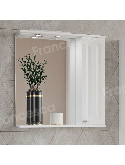 Комплект мебели для ванной комнаты Francesca Avanti Империя 70, правый