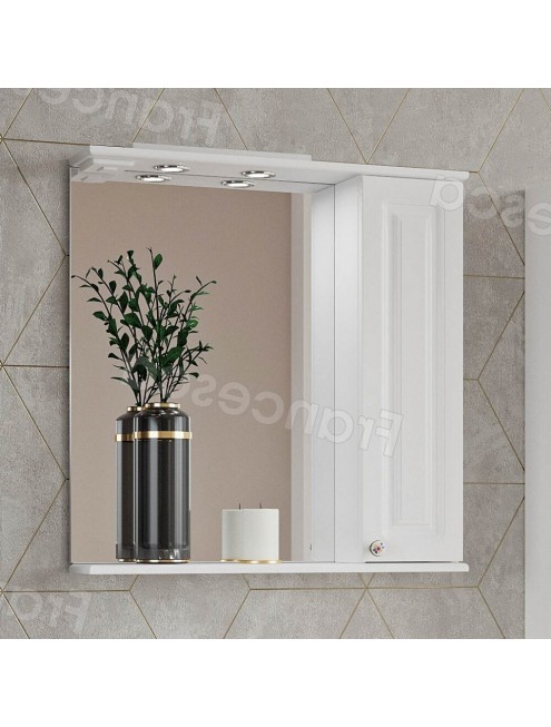 Комплект мебели для ванной комнаты Francesca Avanti Империя 75-2, правый