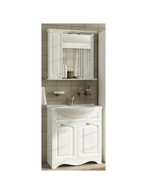 Комплект мебели для ванной комнаты Francesca Avanti Империя 75, с ящиками, левый