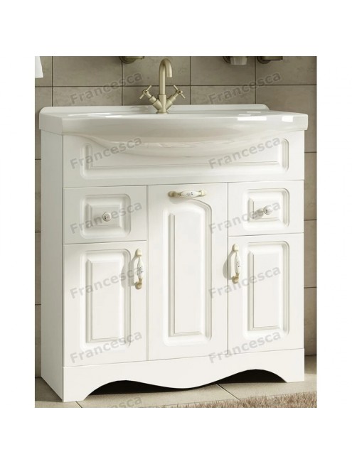 Комплект мебели для ванной комнаты Francesca Avanti Империя 75, с ящиками, правый
