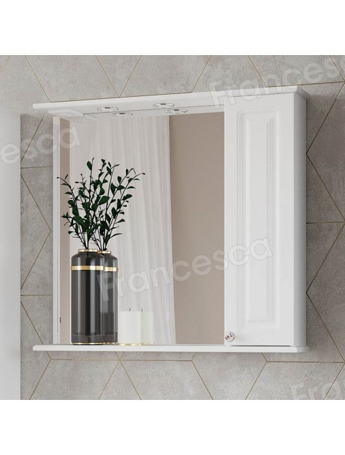 Комплект мебели для ванной комнаты Francesca Avanti Империя 80, 3 двери, правый&nbsp;