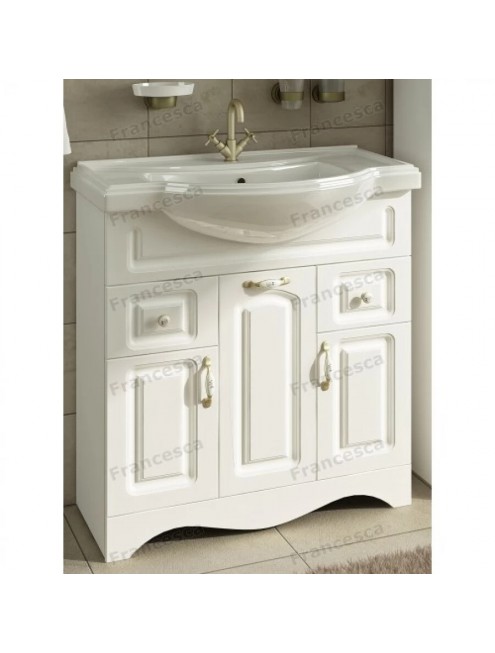 Комплект мебели для ванной комнаты Francesca Avanti Империя 80, с ящиками, левый