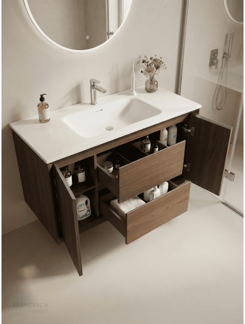 Тумба с раковиной Francesca Avanti Panda art 2502-1200-T