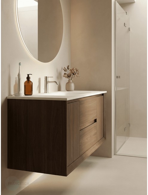 Тумба с раковиной Francesca Avanti Panda art 2502-1200-T