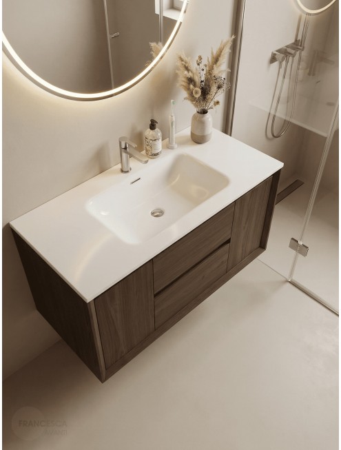 Тумба с раковиной Francesca Avanti Panda art 2502-1200-T