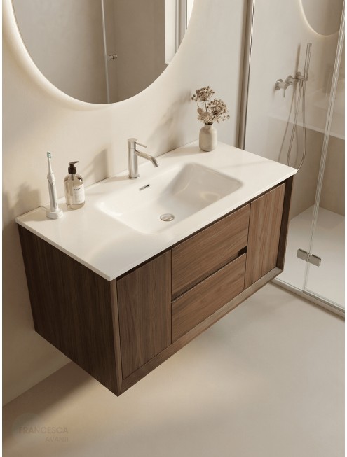 Тумба с раковиной Francesca Avanti Panda art 2502-1200-T