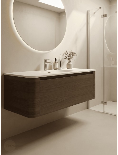 Тумба с раковиной Francesca Avanti Panda art 2503-1200-T