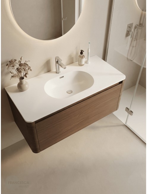 Тумба с раковиной Francesca Avanti Panda art 2503-1200-T